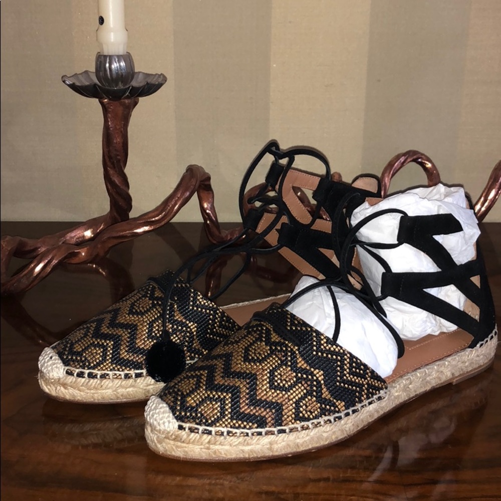 Aquazzura Espadrilles 39 9 Brand New